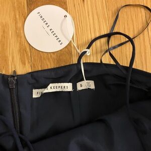 Finders Keepers adorable navy blue semi-formal dress